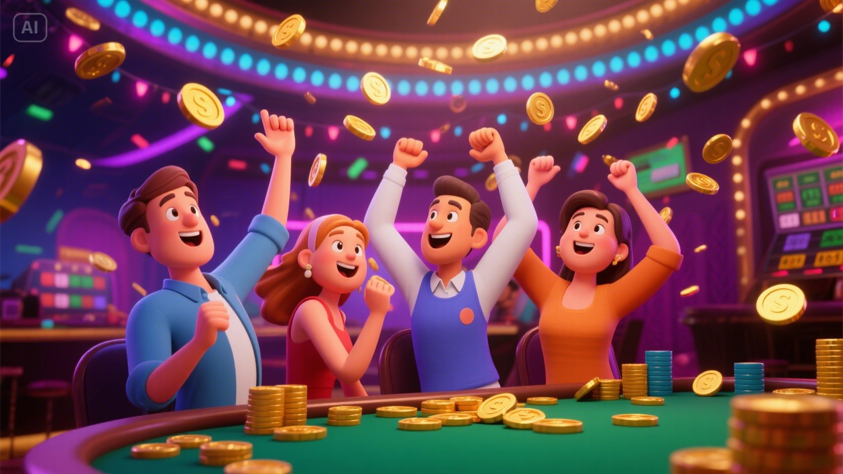 Casino PowerUp desktop and mobile interfaces